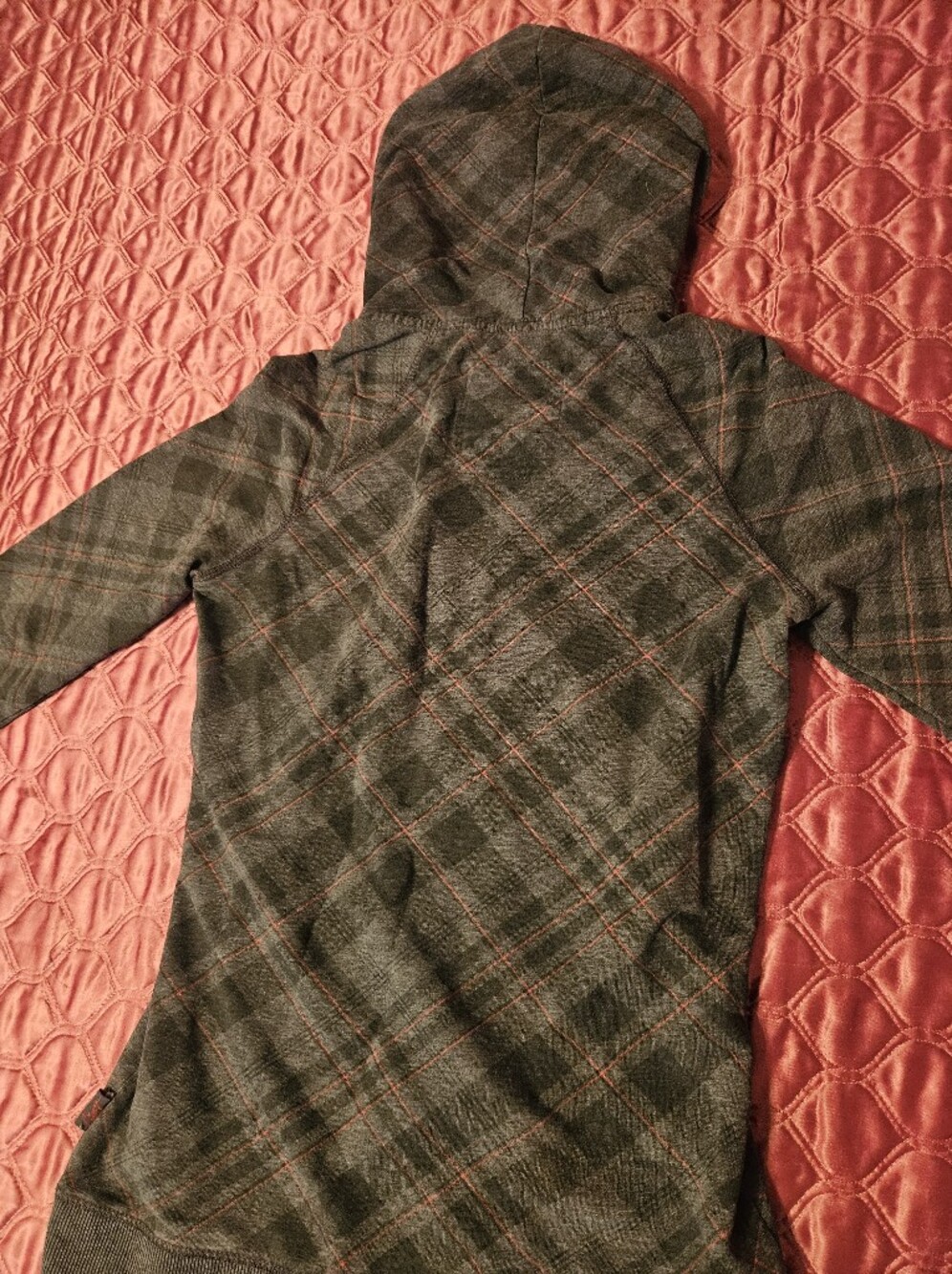 *broken zipper* 2000s Garage grey and pink hoodie - Picture 5 of 5